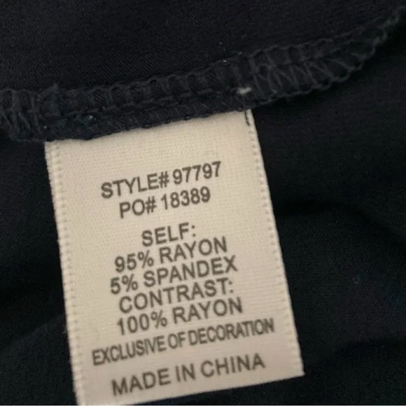 Soloiste Audrey Knit Sleeveless Black White Floral Flare V-Neck Dress New Sz S - Picture 16 of 16